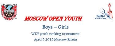 WDF Moscow Open Youth 2015